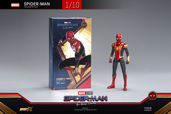 【ZDTOYS】中動玩具 1913-02 1/10 「スパイダーマン：ノー・ウェイ・ホーム」 スパイダーマン インテグレーテッドスーツ