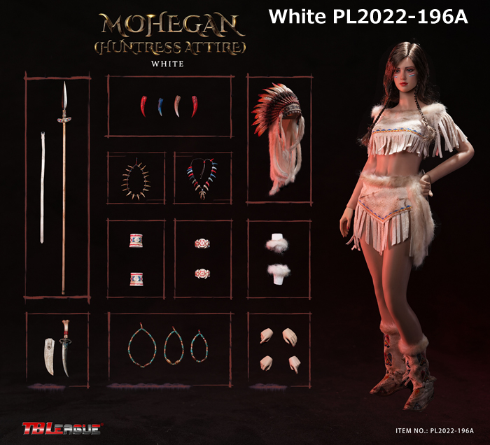 【TBLeague】TBリーグ PL2022-196 A/B 1/6 Mohegan huntress attire モヒガンハントレス 1/6スケール シームレス女性ボディフィギュア