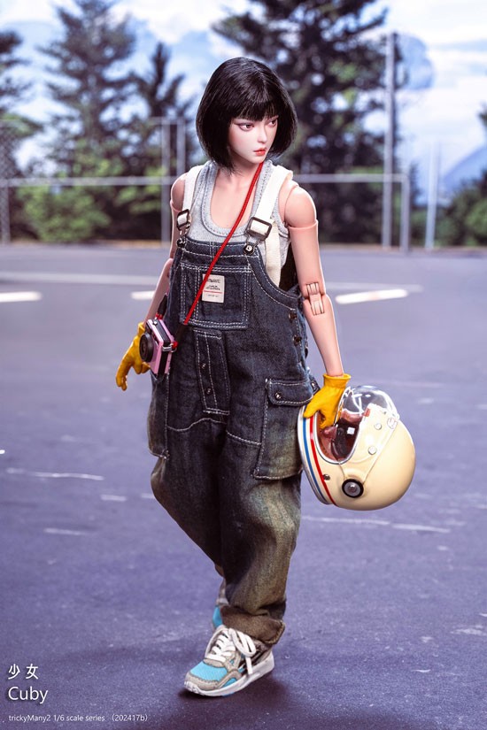 【Trickyman12】202417b 1/6 少女 Cuby ライダー版 1/6スケール女性フィギュア