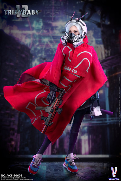VeryCool】VCF-2060B 1/6 CYBERPUNK SERIES TRICKYBABY RAINBOW VeryCool】VCF-2060B 1/6 CYBERPUNK SERIES TRICKYBABY RAINBOW