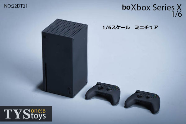 【TYStoys】22DT21 boXbox Series X 据置型ゲーム機 1/6スケール ミニチュア