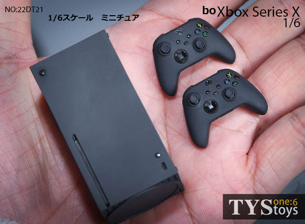 【TYStoys】22DT21 boXbox Series X 据置型ゲーム機 1/6スケール ミニチュア