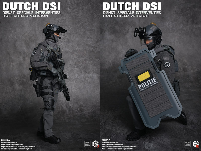 【EASY&SIMPLE】26058RA Dutch Dienst Speciale Interventies Roit Shield Version