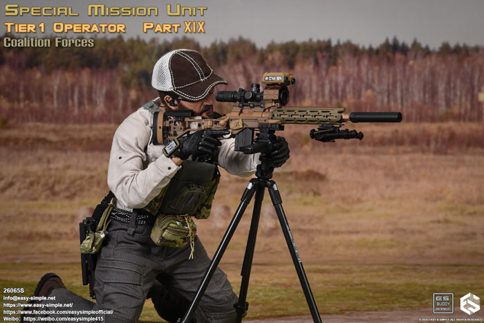 【EASY&SIMPLE】26065S-C SMU Tier1 Operator Part XIX Coalition Forces 1/6スケールミリタリーフィギュア