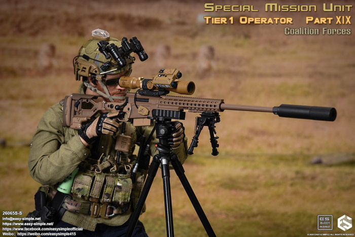 【EASY&SIMPLE】26065S-S SMU Tier1 Operator Part XIX Coalition Forces 1/6スケールミリタリーフィギュア
