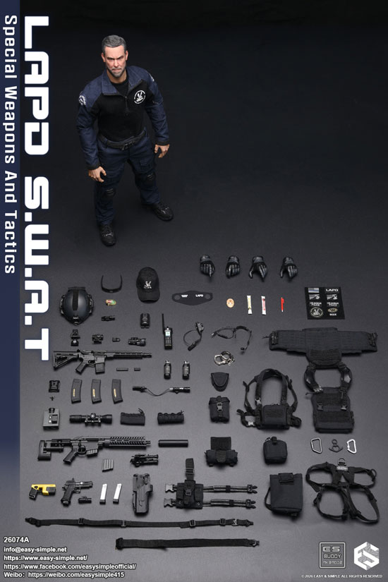 【EASY&SIMPLE】26074A LAPD S.W.A.T Special Weapons and Tactics ロサンゼルス市警察
