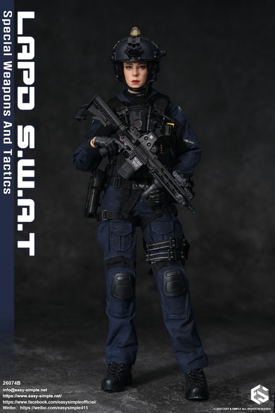 【EASY&SIMPLE】26074B LAPD S.W.A.T Special Weapons and Tactics ロサンゼルス市警察