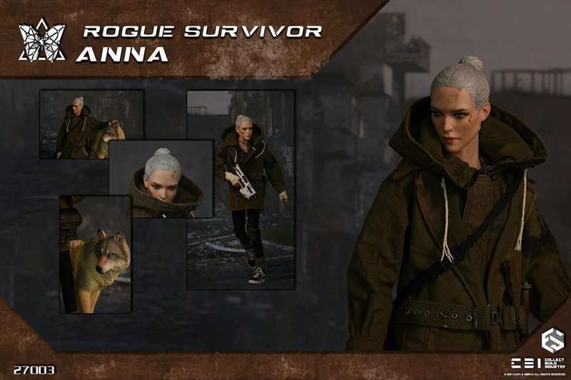 【EASY&SIMPLE x CBI】27003 Rogue Survivor Anna ローグ・サバイバー アンナ 1/6スケール女性フィギュア