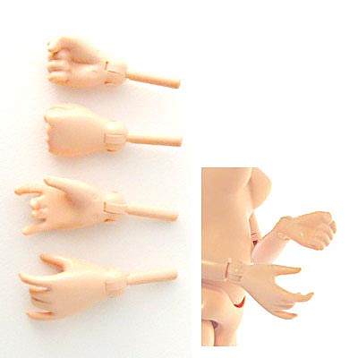 【オビツ】27AC-FP001W 女性用オプションハンド ホワイティ