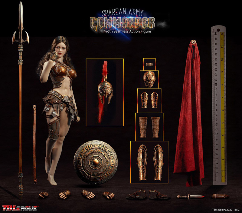 【TBLeague】TBリーグ PL2020-165C 1/6 Spartan Army Commander (Golden Commander) スパルタ女性司令官 女性戦士 ゴールド