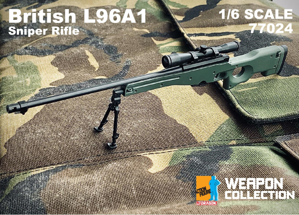 【ドラゴン】77024 1/6 British L96A1 Sniper Rifle スナイパーライフル 1/6スケール 狙撃銃