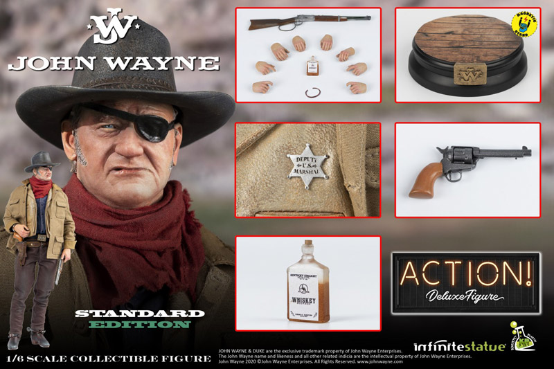 【Kaustic Plastik and Infinite Statue】78475 John Wayne Official 1/6 Action Figure Standard Edition