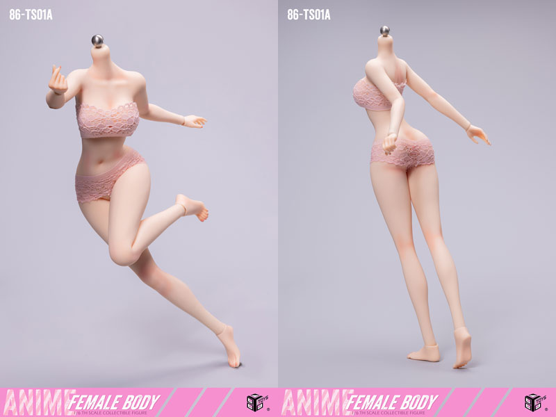 【86TOYS】86-TS01-A 1/6 Anime Female Body アニメ スレンダー体型