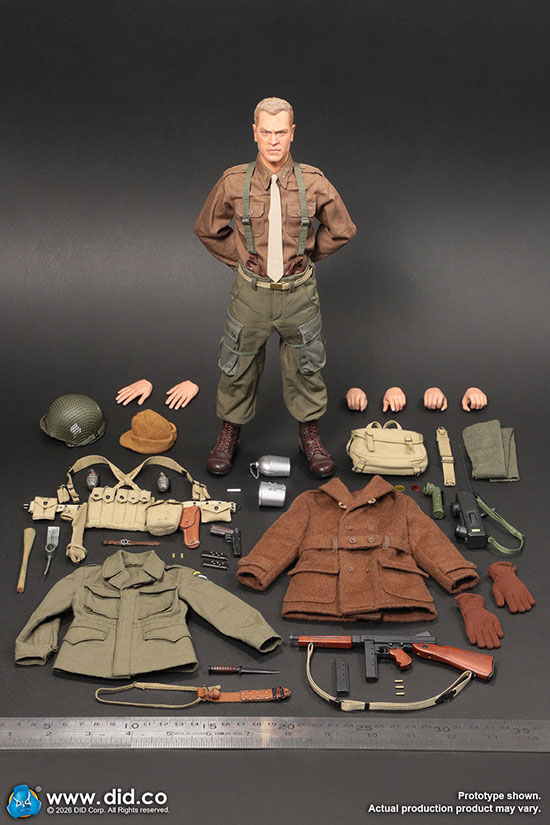【DID】A80199 WW2 US Army 101st Airborne Division 506th PIR - Lieutenant Buck 第二次世界大戦 アメリカ陸軍 第101空挺師団
