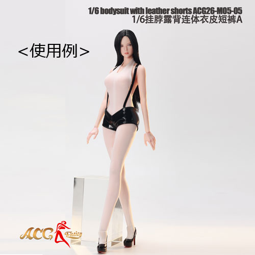 【ACG】ACG26-M05-05 A/B/C 1/6 Bodysuit with Leather Shorts