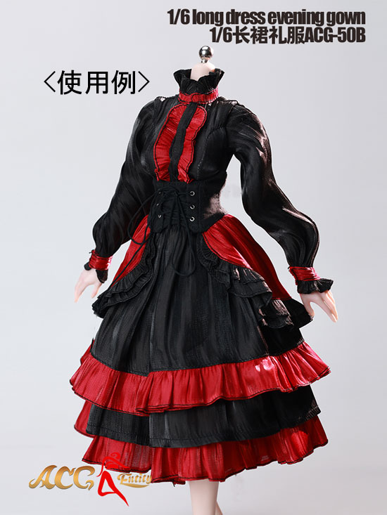【ACG】ACG-50 A/B 1/6 Long Dress Evening Gown 女性 ロングドレス ワンピースドレス 1/6スケール 女性コスチューム