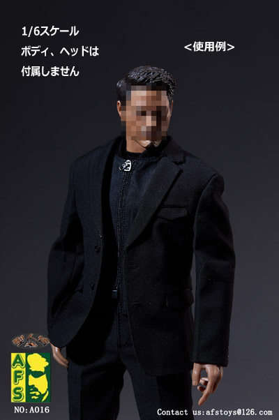 【AFS】A016 1/6 Stark Casual Suit カジュアルスーツ＆サングラス 1/6スケール 男性フィギュア用コスチュームセット