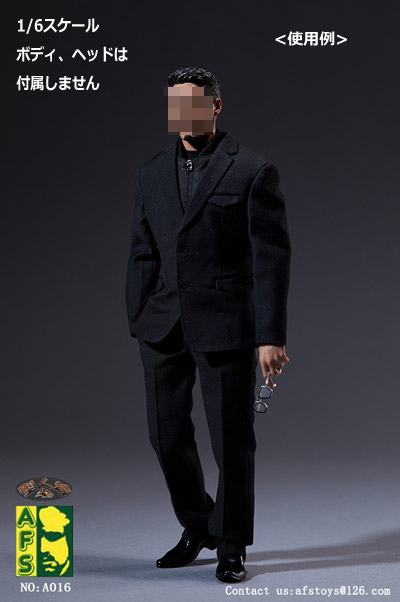 【AFS】A016 1/6 Stark Casual Suit カジュアルスーツ＆サングラス 1/6スケール 男性フィギュア用コスチュームセット