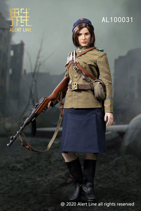 【AlertLine】AL100031 NKVD 1/6 WW2 ソビエト連邦軍 内務人民委員部 女性兵士 1/6スケール女性フィギュア