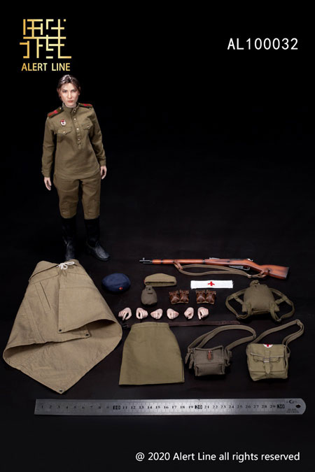 【AlertLine】AL100032 1/6 WW2 ソビエト連邦軍 衛生兵 女性兵士 1/6スケール女性フィギュア