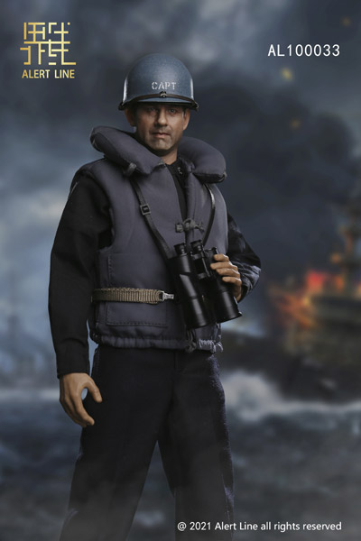 【AlertLine】AL100033 WWII U.S.NAVY Destroyer Commander 1/6 WW2 アメリカ海軍 駆逐艦 艦長 1/6スケールフィギュア