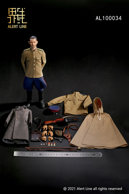 【AlertLine】AL100034 WWII Soviet NKVD Officer 1/6 WW2 ソビエト連邦軍 内務人民委員部 オフィサー 1/6スケールフィギュア