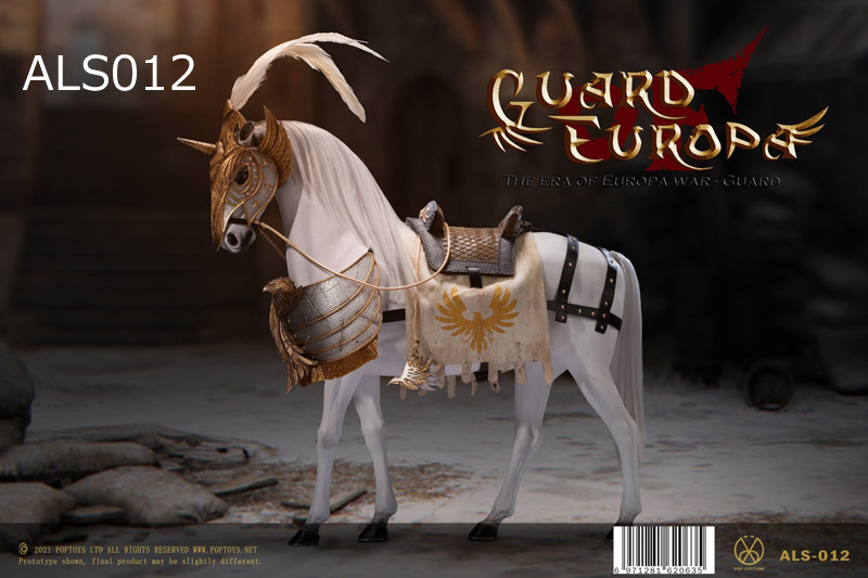 POPtoys】ALS012 ALS013 1/6 Eagle Knight Guard armor Horse