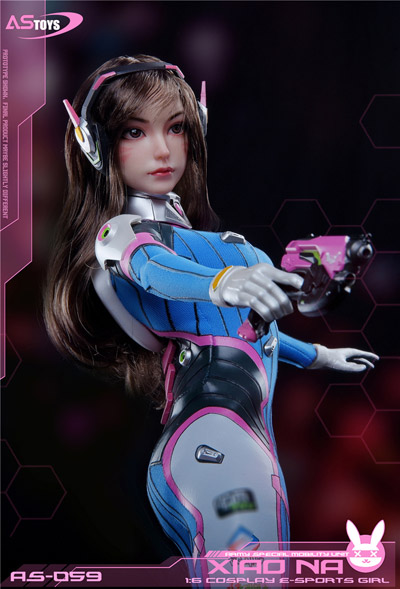 【ASTOYS】AS059 1/6 Cosplay E-Sports Girl Army Special Mobility Unit Xiao NA 電競女孩 小娜 1/6スケール女性ドールフィギュア