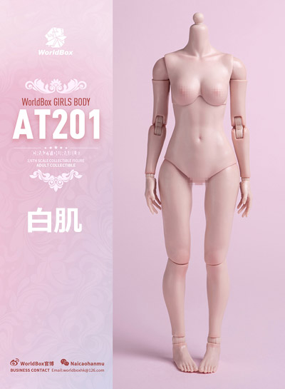 【WorldBox】AT201 1/6 Girl Body ガールボディ 1/6スケール 女性ボディ素体 デッサン人形