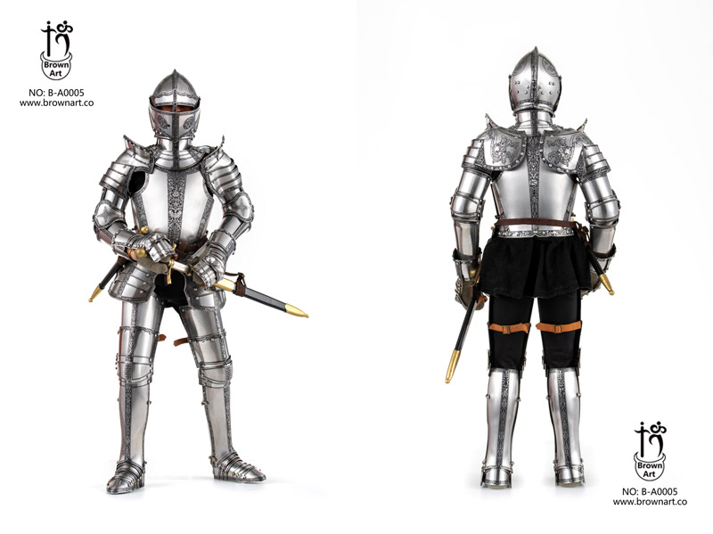 【BrownArt】B-A0005M 1/6 Man Armor dated 1548 made for Duke of Saxony-Coburg (1521–1553) ザクセン＝コーブルク公 騎士