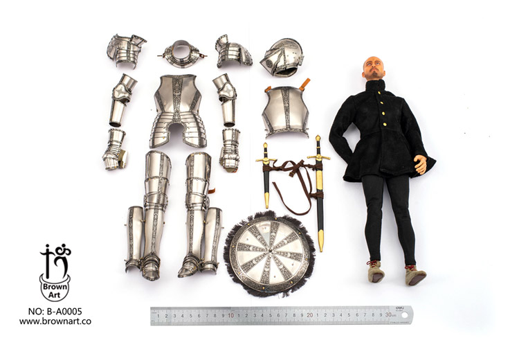 【BrownArt】B-A0005M 1/6 Man Armor dated 1548 made for Duke of Saxony-Coburg (1521–1553) ザクセン＝コーブルク公 騎士