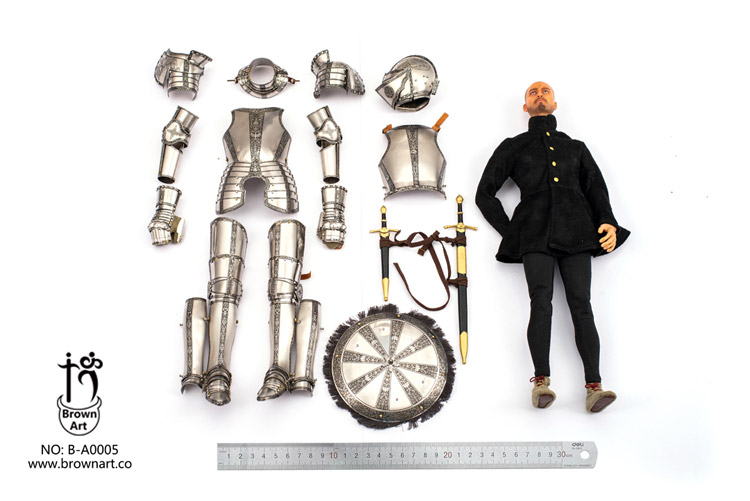 【BrownArt】B-A0005M 1/6 Man Armor dated 1548 made for Duke of Saxony-Coburg (1521–1553) ザクセン=コーブルク公 騎士