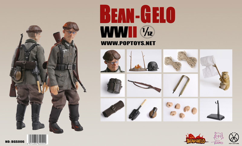 【POPtoys】BGS006 1/12 Bean Gelo Series Beautiful Westerwald Hans 美しきヴェスターヴァルト WW2 ドイツ軍 ハンス