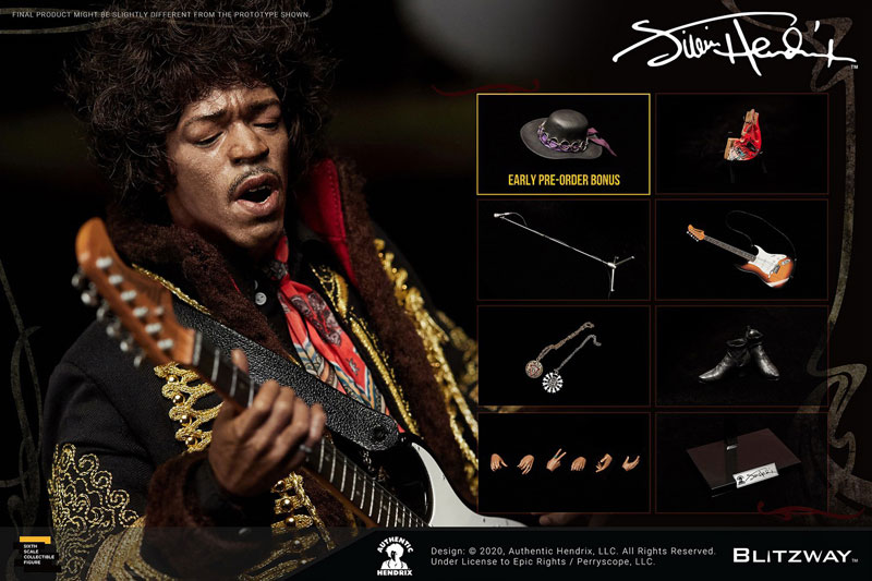 【BLITZWAY】UMS11201 1/6 Jimi Hendrix ジミ・ヘンドリックス 1/6スケールフィギュア