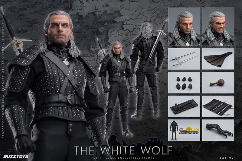 【BUZZTOYS】BZT-001 1/6 The White Wolf ホワイト・ウルフ 1/6スケール男性フィギュア