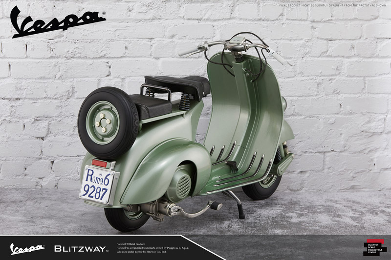 【BLITZWAY】BW-NS 20402 1/4 Scale Statue Roman Holiday Piaggio 1951 Vespa 125 ローマの休日 ヴェスパ ベスパ 1/4スケール モデル