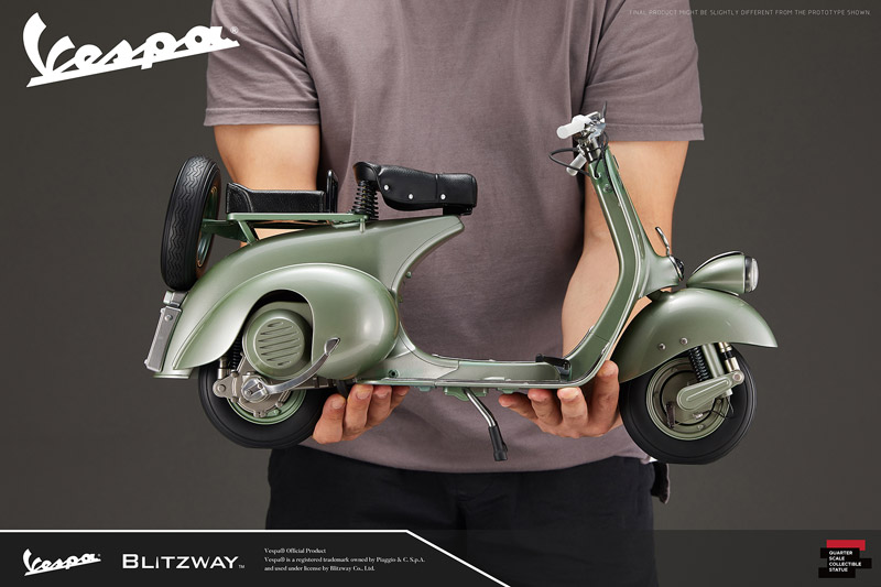 【BLITZWAY】BW-NS 20402 1/4 Scale Statue Roman Holiday Piaggio 1951 Vespa 125 ローマの休日 ヴェスパ ベスパ 1/4スケール モデル