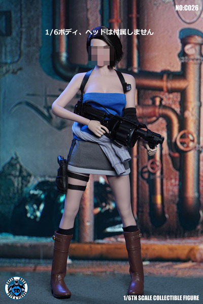 【SUPERDUCK】C026 Biochemical Female SWAT Clothing Accessory 1/6スケール 女性用コスチュームセット