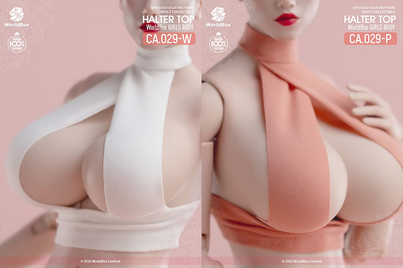 【WorldBox】CA029 W/P 1/6 Backless vest 女性 ブラトップ アンダーウェア 1/6スケール 女性コスチューム