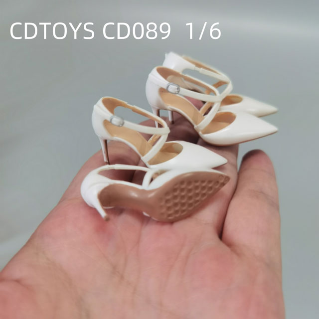 【CDToys】CD089-6 A/B/C/D/E Cross Strap High Heels Thin Heels Sexy Strapless Sandals 女性ドール用ハイヒール