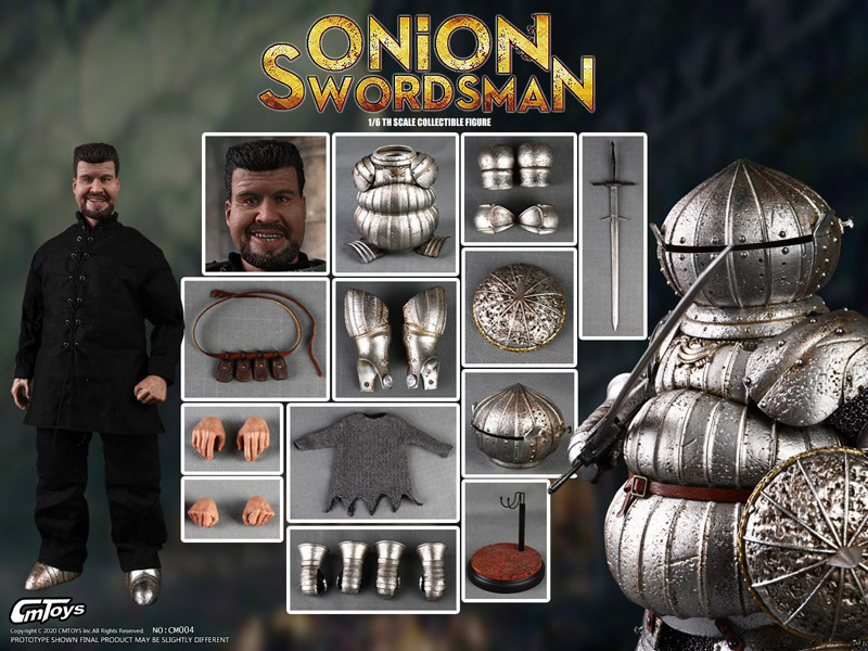 【CmToys】CM004 1/6 DIE-CAST ALLOY - ONION SWORDSMAN オニオン ソードマン ナイト 騎士 1/6スケールフィギュア