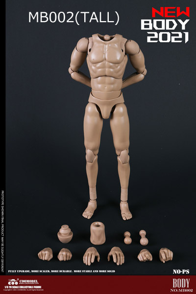 【COO】MB001/MB002/MB003/MB004 NEW TYPE MALE BODY STANDARD & TALL 1/6スケール 男性ボディ素体