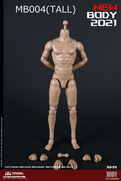 【COO】MB001/MB002/MB003/MB004 NEW TYPE MALE BODY STANDARD & TALL 1/6スケール 男性ボディ素体