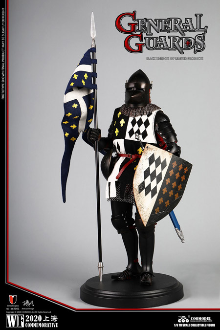 【COO】SE2001 1/6 SERIES OF EMPIRES (DIECAST ALLOY) - GENERAL GUARDS (BLACK KNIGHTS WF LIMITED VERSION)