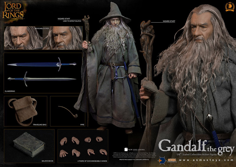 【ASMUS TOYS】CRW001 THE CROWN SERIES The Lord of the Rings 1/6 GANDLAF THE  GREY 2.0 『ロード・オブ・ザ・リング』 ガンダルフ 1/6スケールフィギュア