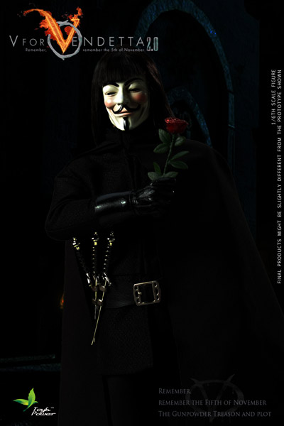 【ToysPower】CT013 V for Vendetta 2.0 V字仇殺隊 1/6スケールフィギュア