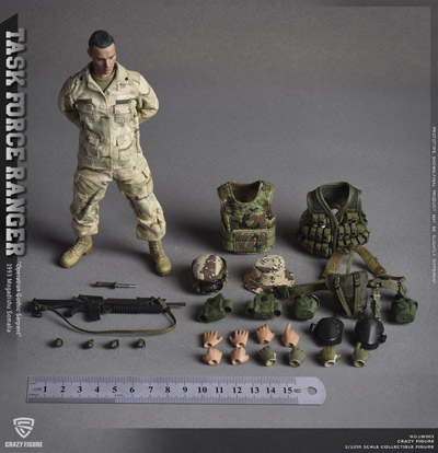 【crazyfigure】LW003 1/12 US Military 75th Rangers Regiment - Grenadier - Rangers Task Force 1993 “Operation Gothic Snake”