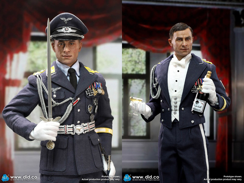 【DID】D80147 WW2 German Luftwaffe Captain - Willi ドイツ空軍 大尉 ヴィリー 1/6スケールアクションフィギュア