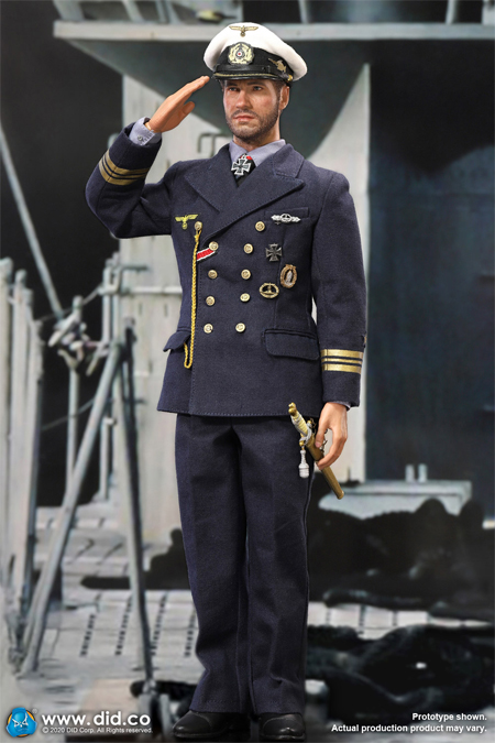 【DID】D80148 WW2 German U-Boat Commander - Lehmann ドイツ軍 Uボート 潜水艦 艦長 レーマン 1/6スケールアクションフィギュア