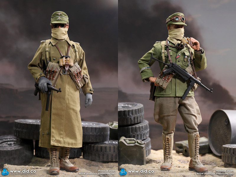 【DID】D80151 WW2 German Afrika Korps Infantry Captain - Wilhelm